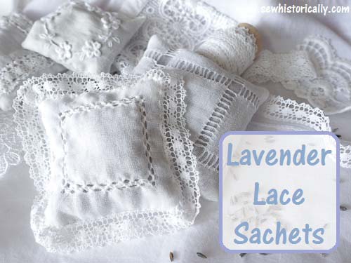 diy hand embroidered lavender bags