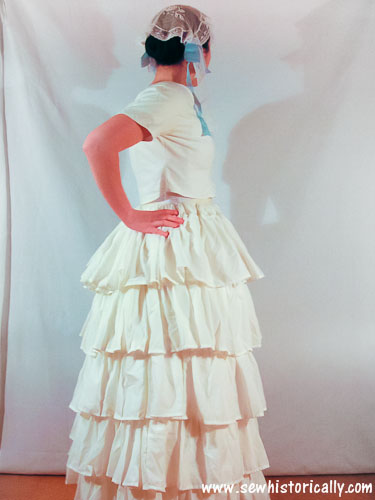 Victorian Flounced Petticoat