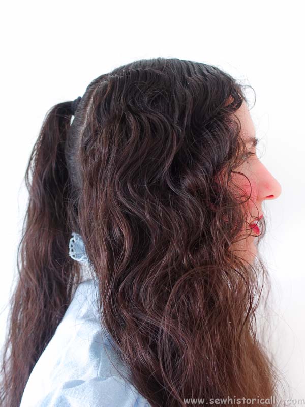 Edwardian Pompadour Hairstyle Tutorial - Sew Historically Edwardian Pompadour Hairstyle Tutorial - Sew Historically