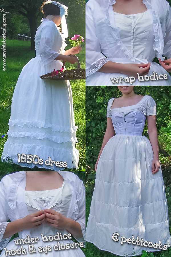Historical Peasant Woman Outfit: Unboned Stays, Bumroll & Corded