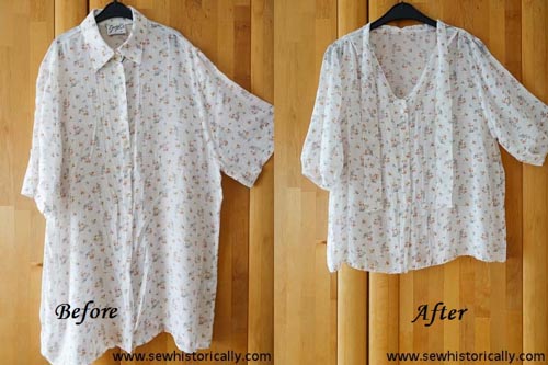 Atonement Blouse Makeover