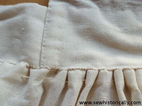 Victorian Handsewn Cotton Pinner Bib Apron