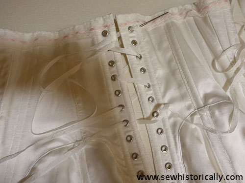 lacing the edwardian silk corset