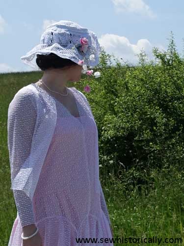 1920s white lace jacket