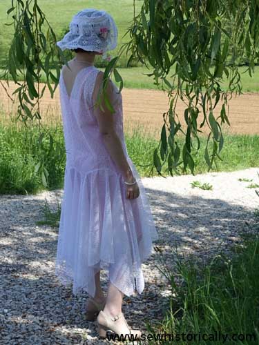 1920s White Lace Afternoon Dress - Sew ...