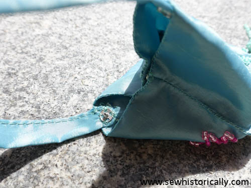 1920s dance bag snap closure