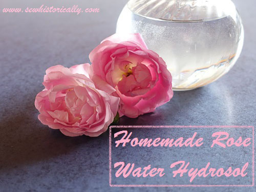 Homemade Rose Water Hydrosol