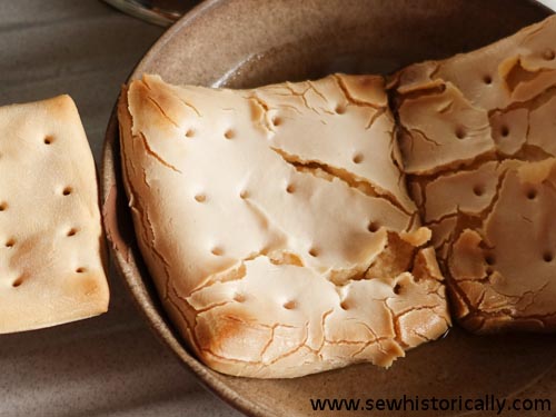 Soaking hardtack