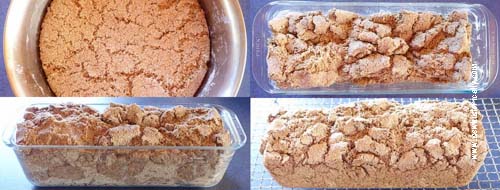 Risen and baked graham bread