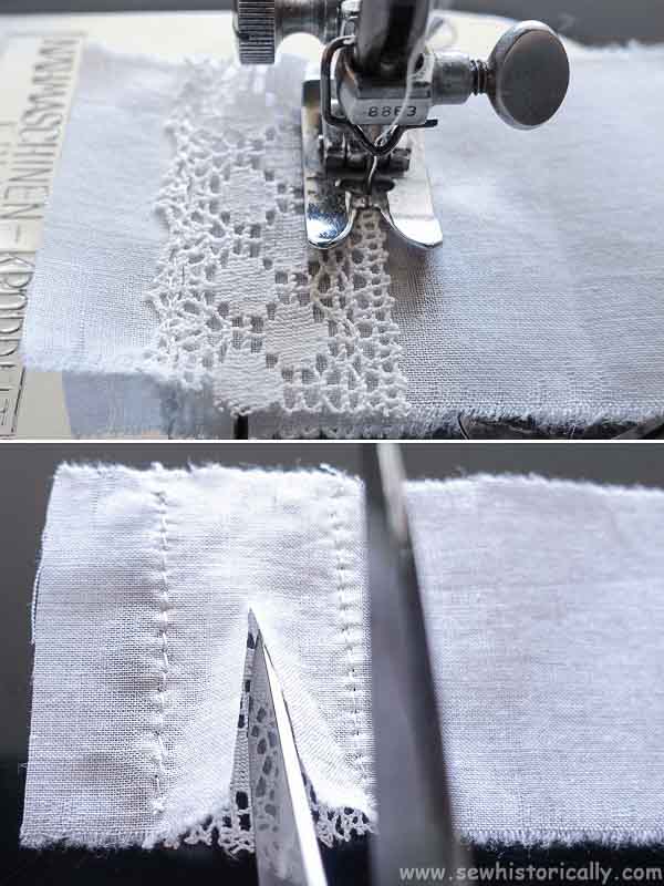 6 Ways How To Insert Lace - Heirloom Sewing Tutorial - Sew Historically