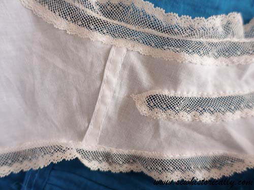 flat felled seam chemise