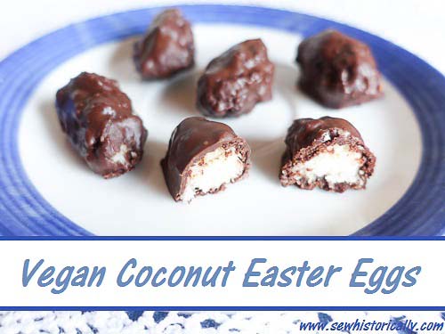 Vegan Coconut Easter Eggs