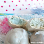 Blue Macarons With Natural Blue Food Coloring
