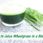 How To Juice Wheatgrass In A Blender