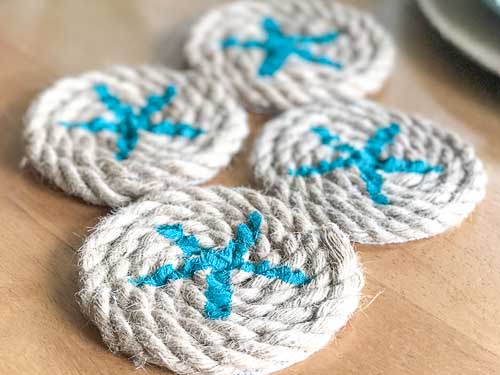 50+ Beach Themed Crafts And Recipes- Let's Go To The Beach - Sew It Cook It Craft It Link Party Features-2