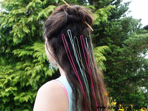 Yarn Braids - Tutorial