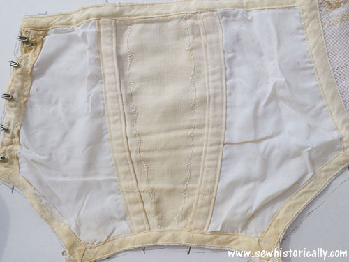 Inside Of Original 1940s 1950s Garter Belt