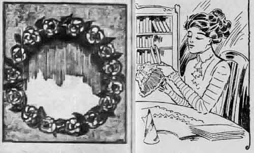 Edwardian Victorian Roses Picture Frame
