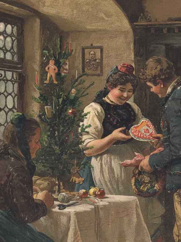 Victorian Christmas Decorations Edible Gingerbread Cookies