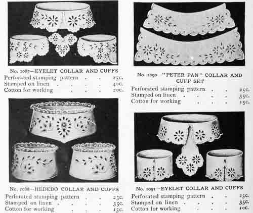 Edwardian Broderie Anglaise Lace Collar