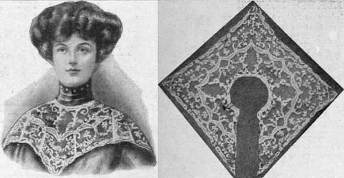 Edwardian Lace Handkerchief Collar