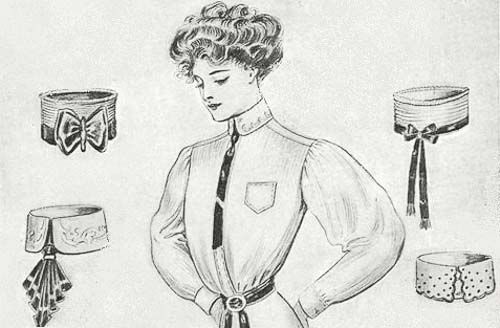 Edwardian Neckwear - Collars And Jabots