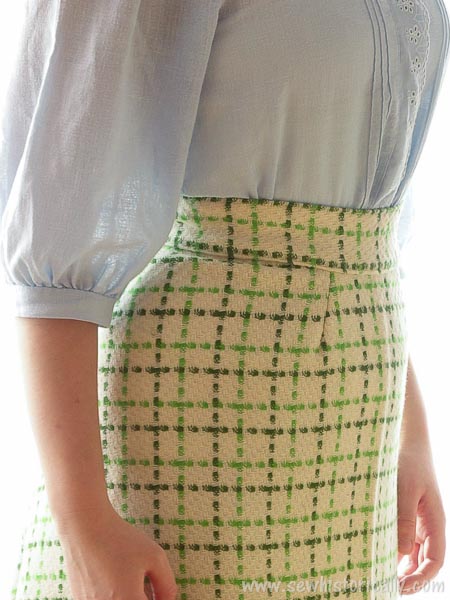 d Wool Skirt Skirt Darts Detail
