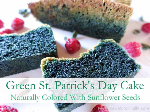 Naturally Green St. Patrick's Day Cake (No Food Coloring Added)