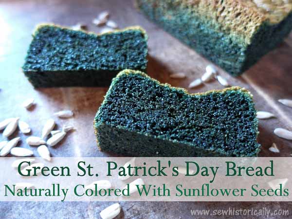 Naturally Green St. Patrick's Day Sunflower Bread - Nut-Free, Grain-Free, Dairy-Free, Yeast-Free, Paleo, Keto