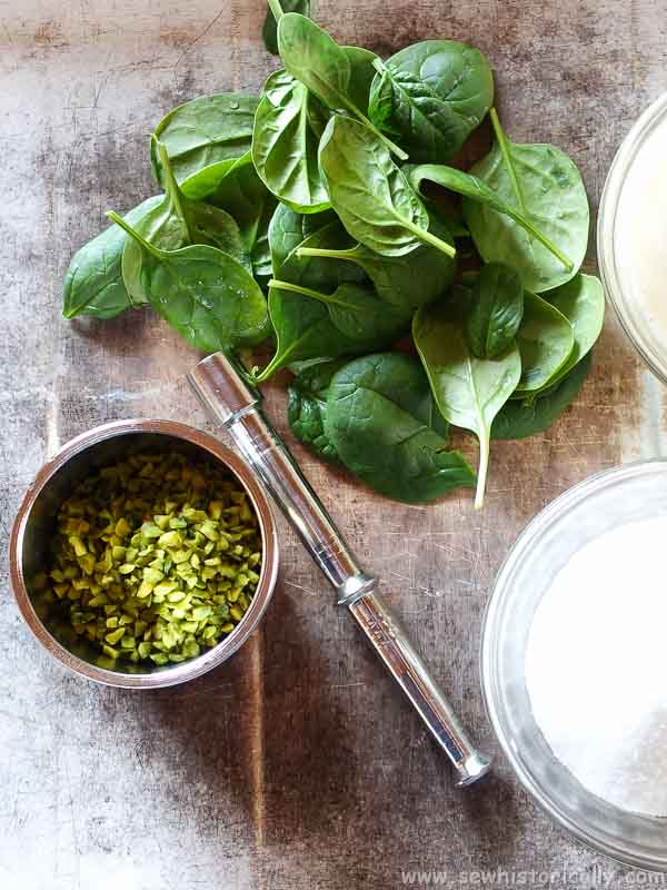 Victorian Green Pistachio Ice Cream No Food Coloring Added
