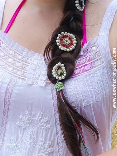 DIY Indian Hair Ornaments Braid Jewelry Choti Billai