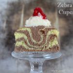 Zebra Cupcakes With Vanilla Frosting