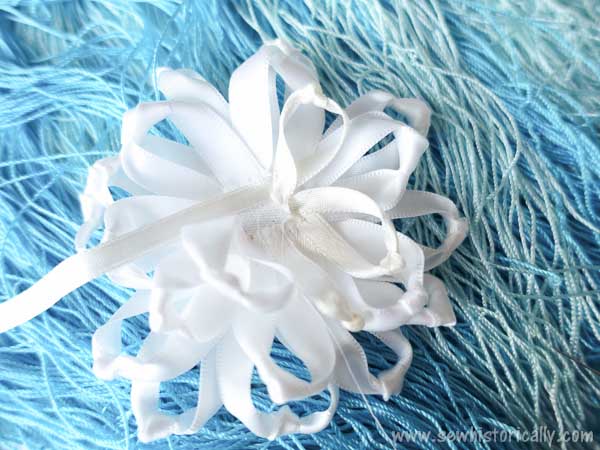 1920s Ribbon Flower Tutorial