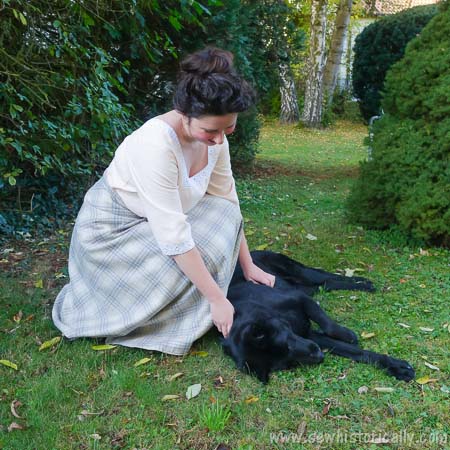 Edwardian Shirtwaist Costume And My Dog