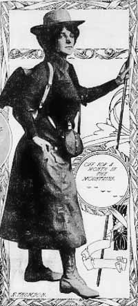 Edwardian Hiking Outfit 1905