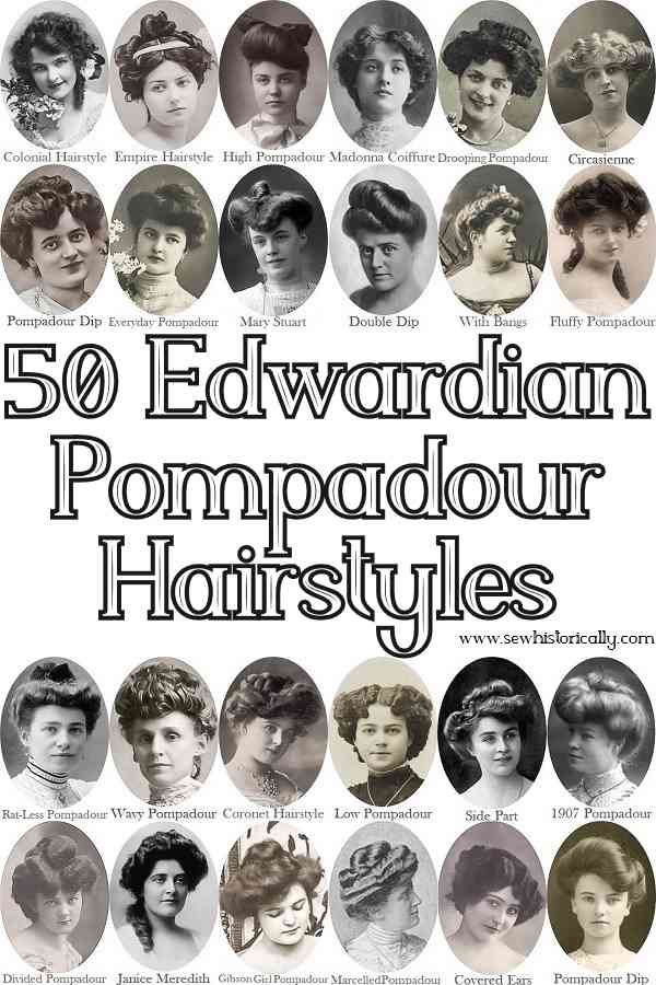 50 Edwardian Pompadour Gibson Girl Hairstyles