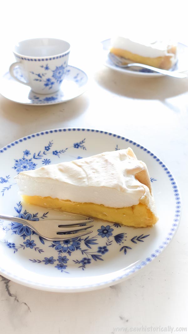 Custard Meringue Pie - Edwardian Recipe