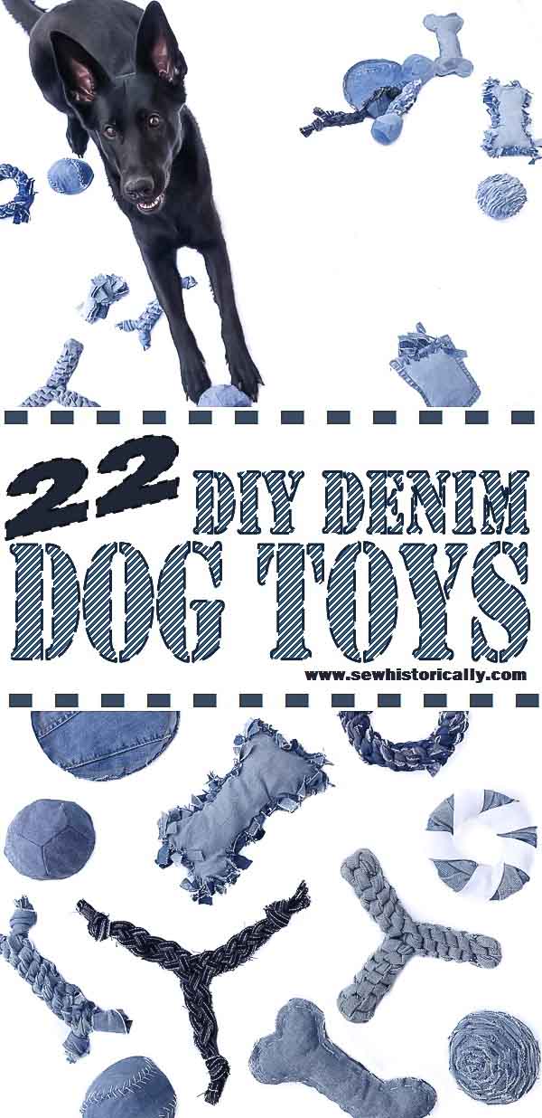 22 Diy Denim Dog Toys Recycled From