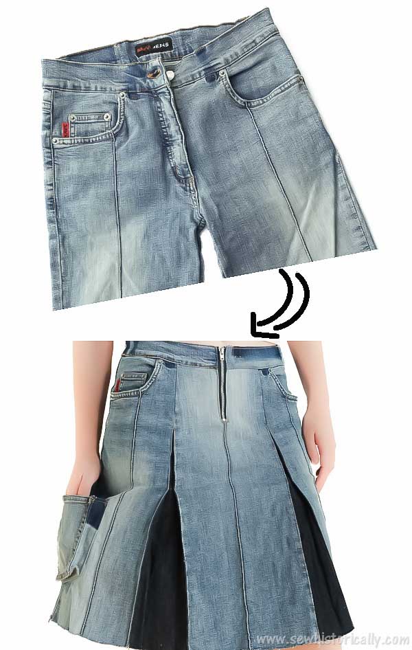 styrte skab Overgivelse 18 Incredible Ways To Repurpose Your Old Jeans - Sew Historically