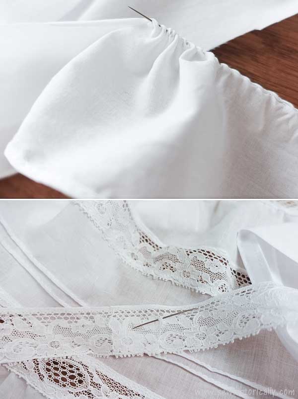 How To Join Lace Trim By Hand