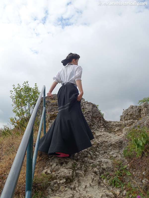 Edwardian Shirtwaist Costume Historical Hiking
