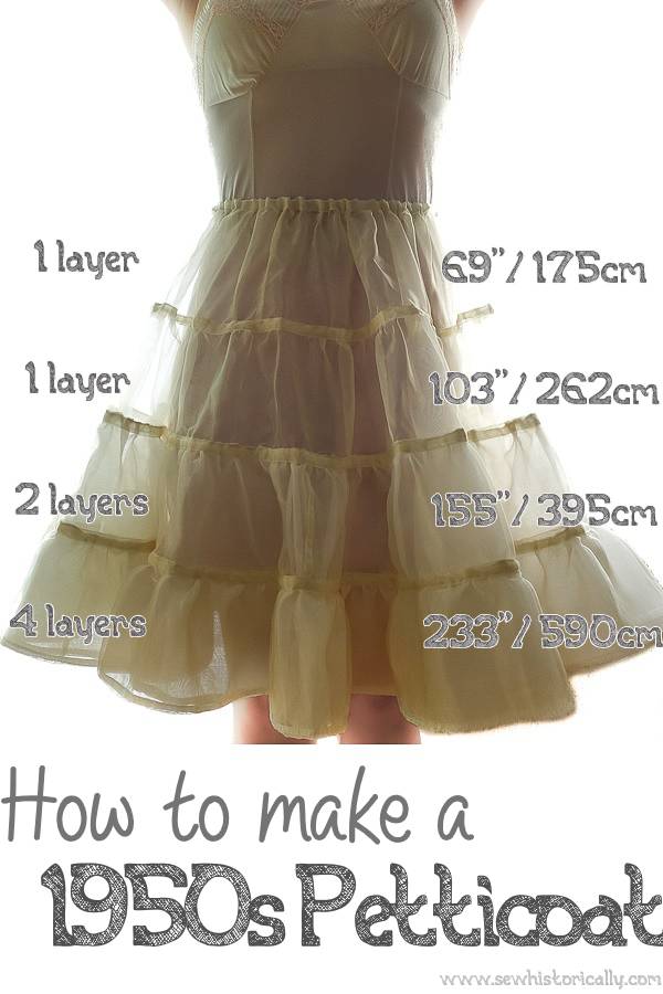 How To Make A 1950s Petticoat Tutorial