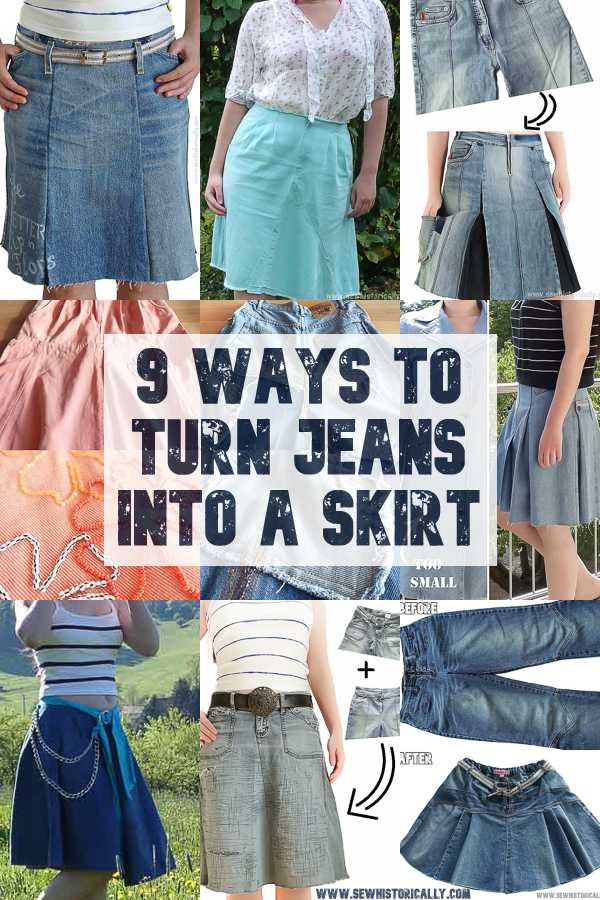 Creative Ways To Turn Jeans A - Sew