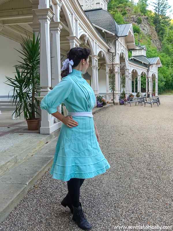 1900s Edwardian Cotton Wash Dress History Bounding