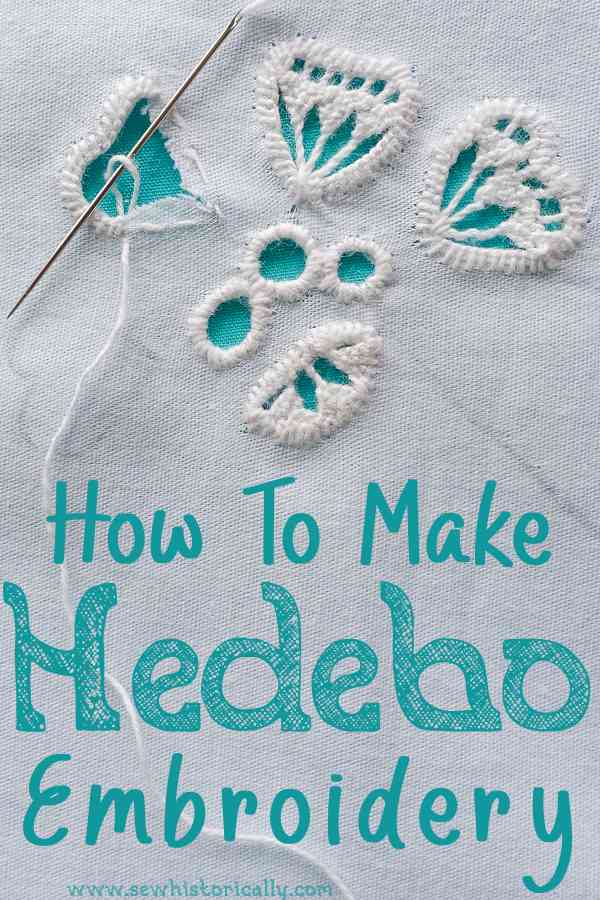 How To Make Broderie Anglaise Lace By Hand - Sew Historically